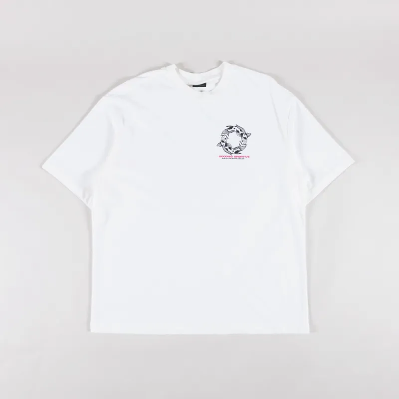 Goodies Sportive Carp T Shirt White-1