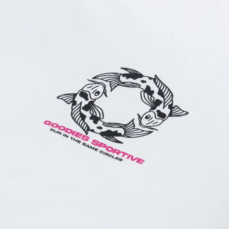 Goodies Sportive Carp T Shirt White-5