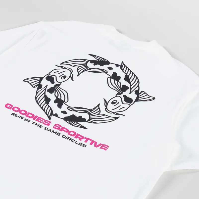 Goodies Sportive Carp T Shirt White-2