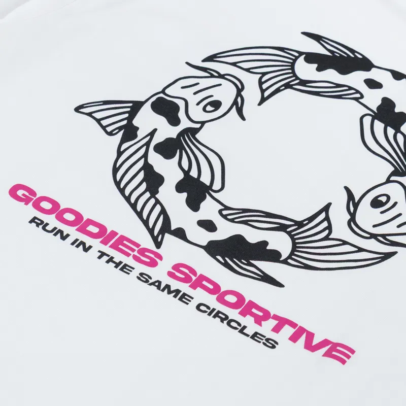 Goodies Sportive Carp T Shirt White-4