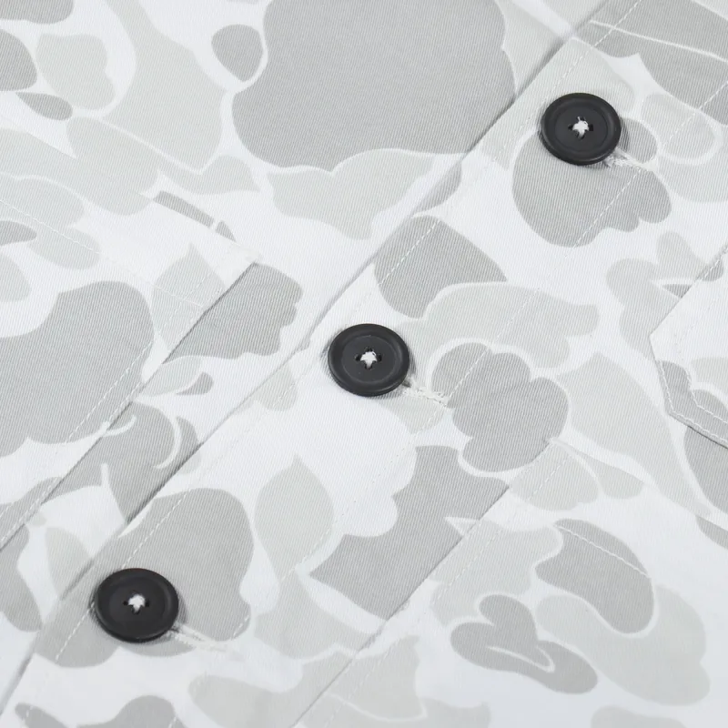 Universal Works Cabin Jacket Ecru UW Cotton Camo-5