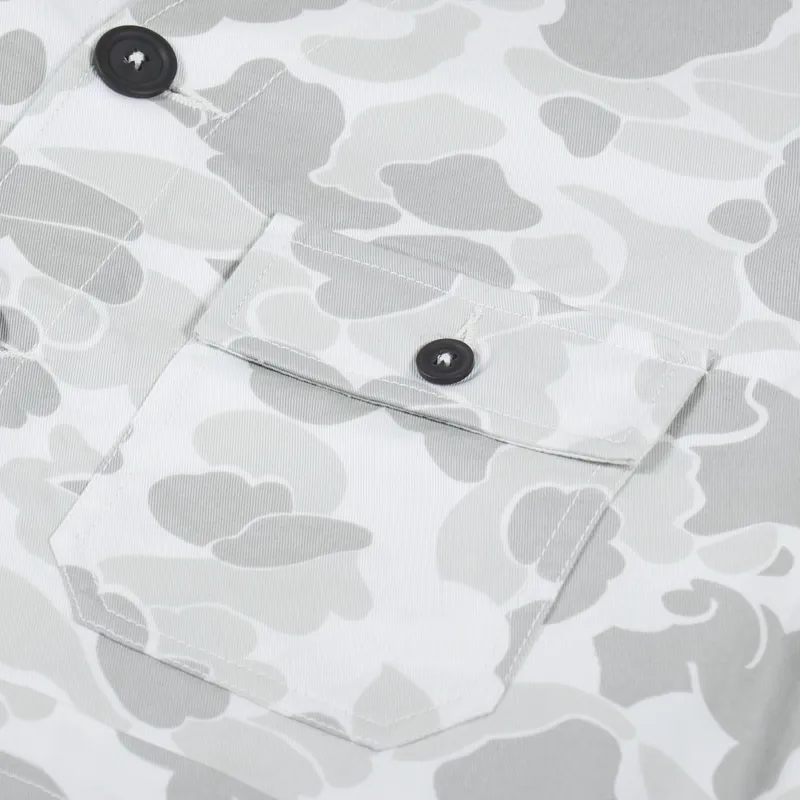 Universal Works Cabin Jacket Ecru UW Cotton Camo-7