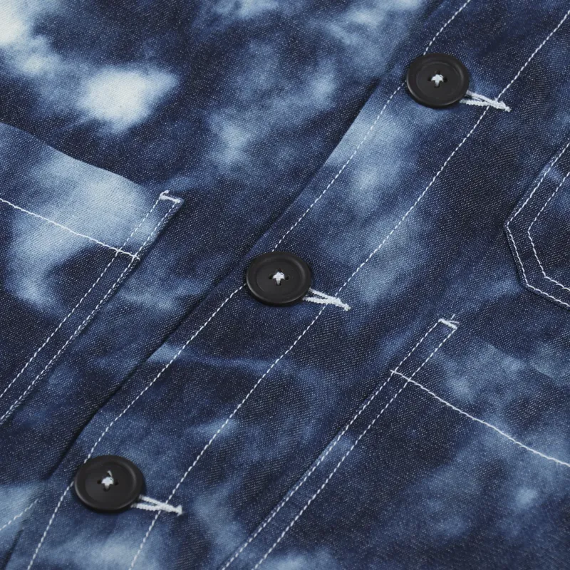 Universal Works Cabin Jacket Indigo Space Denim-7