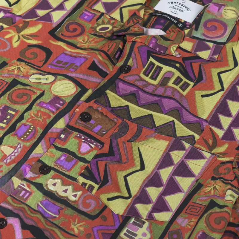 Portuguese Flannel Cabinda Shirt Multi-3