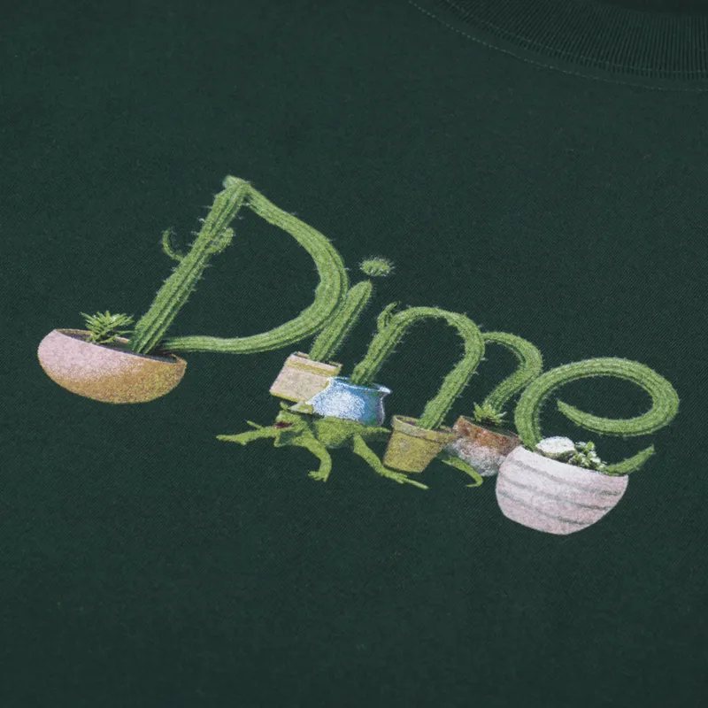 Dime MTL Mens Short Sleeve Cactus T Shirt Green Lake Dime MTL Mens Short Sleeve Cactus T Shirt Green Lake