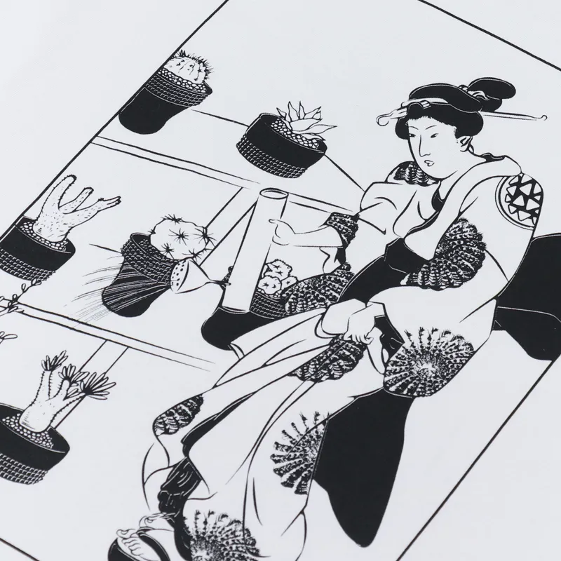 Flagstuff Cactus T Shirt White-4