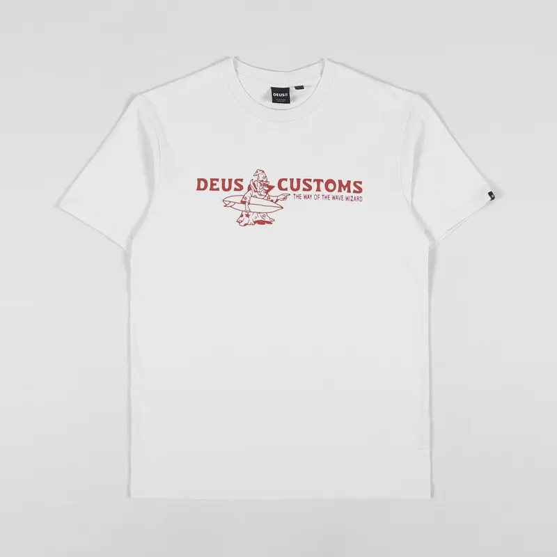 Deus Ex Machina Cadabra T Shirt Dirty White