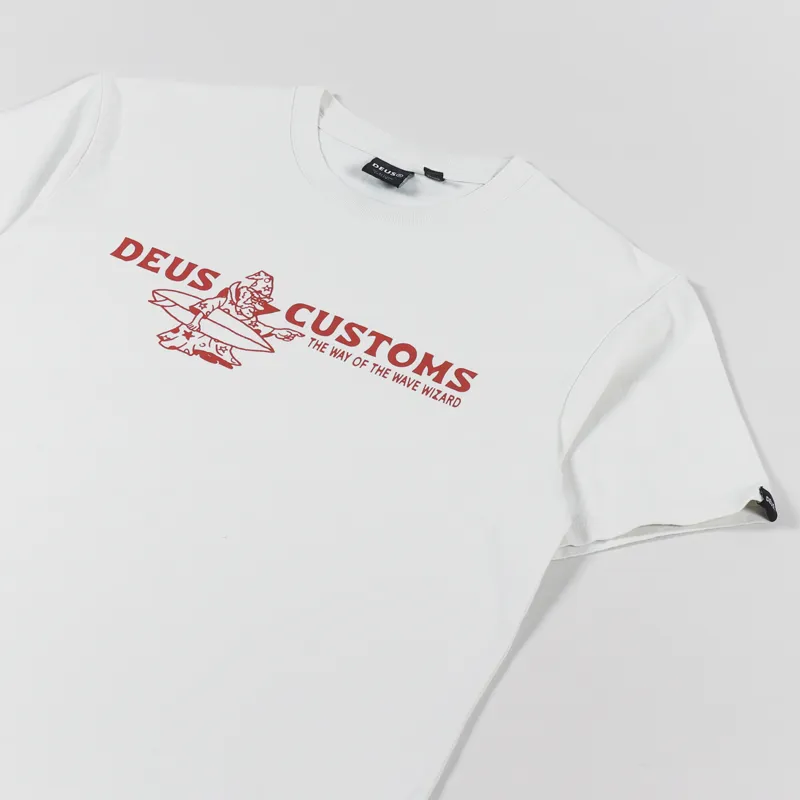 Deus Ex Machina Cadabra T Shirt Dirty White-2