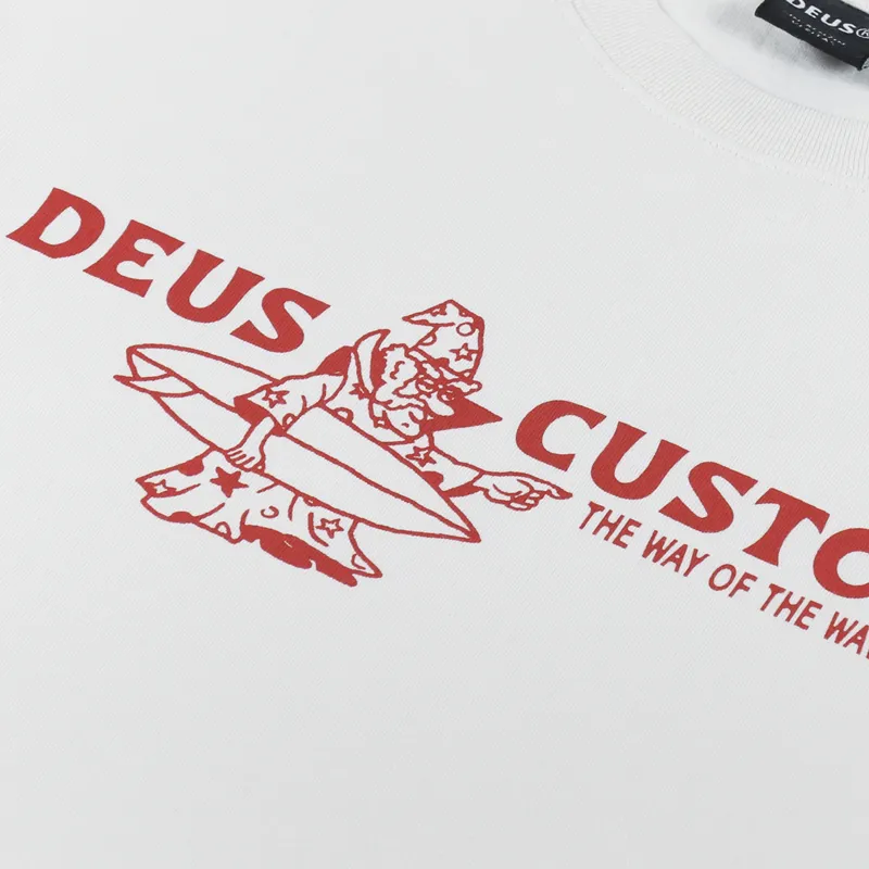 Deus Ex Machina Cadabra T Shirt Dirty White-1