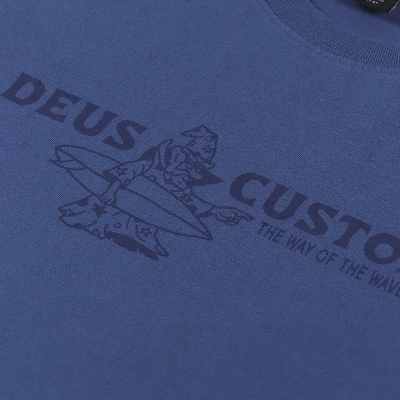 Deus Ex Machina Cadabra T Shirt Dusty Blue-1