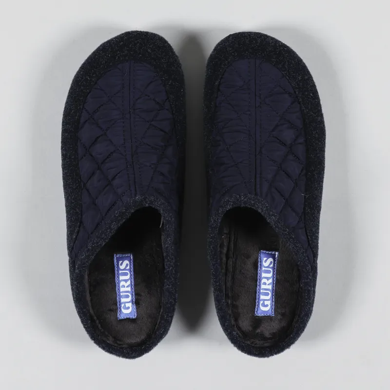 Gurus Cadiz Slippers Navy-1