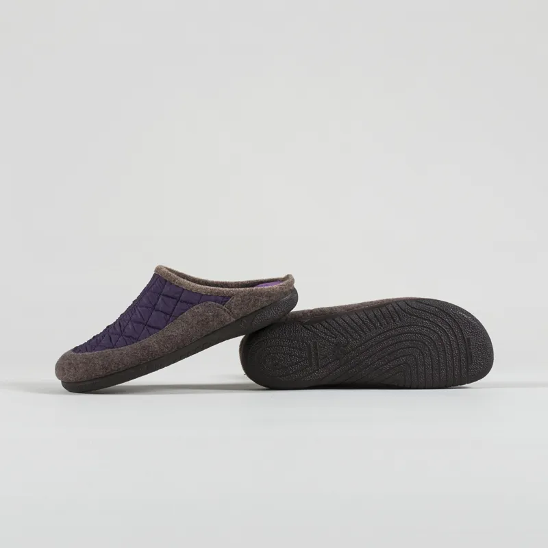 Gurus Cadiz Slippers Purple Brown-4