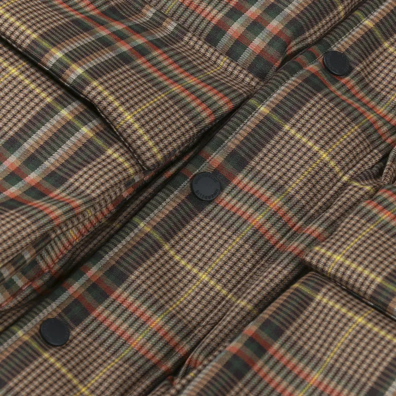 Hikerdelic Calland Puffer Jacket Brown Plaid-11