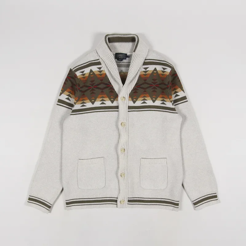 Pendleton Callister Cardigan Tan Brown