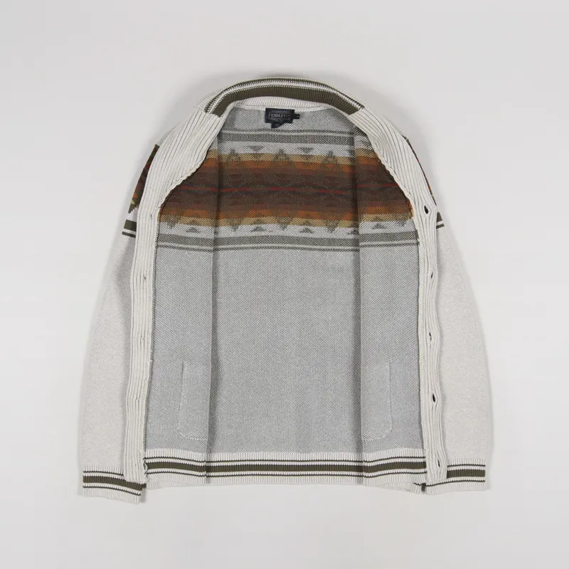 Pendleton Callister Cardigan Tan Brown-1