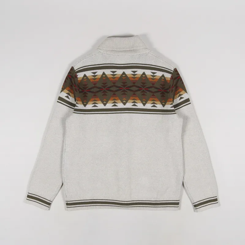 Pendleton Callister Cardigan Tan Brown-2