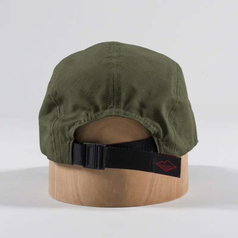 Battenwear Camp Cap Olive Drab Ripstop-3
