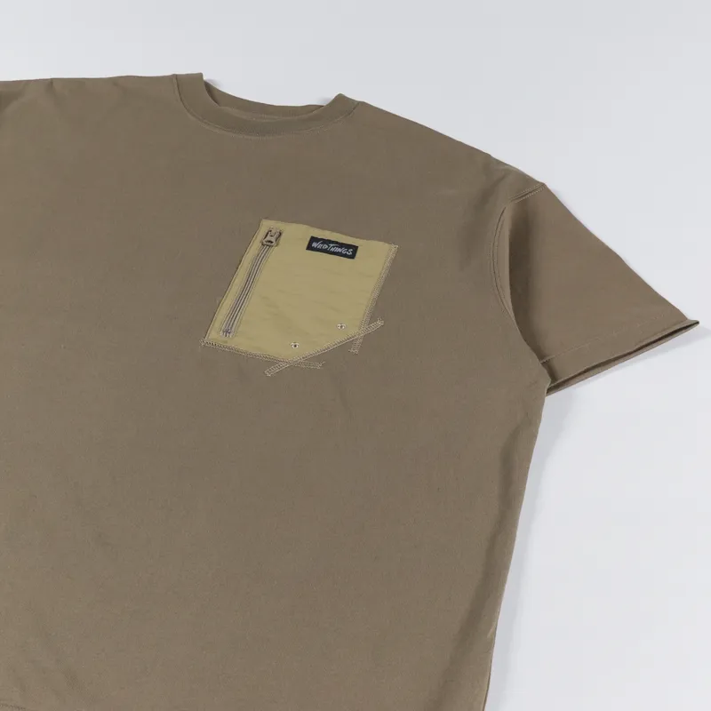 Wild Things Camp Pocket T Shirt Sand-1