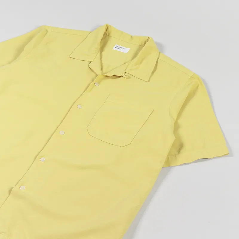 Universal Works Camp Shirt Yellow-2