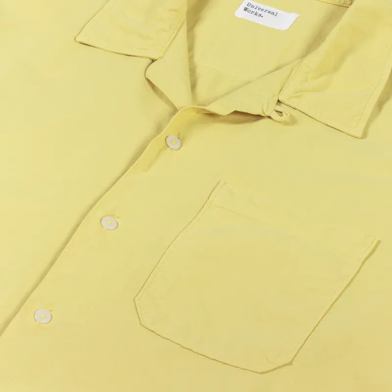 Universal Works Camp Shirt Yellow-5