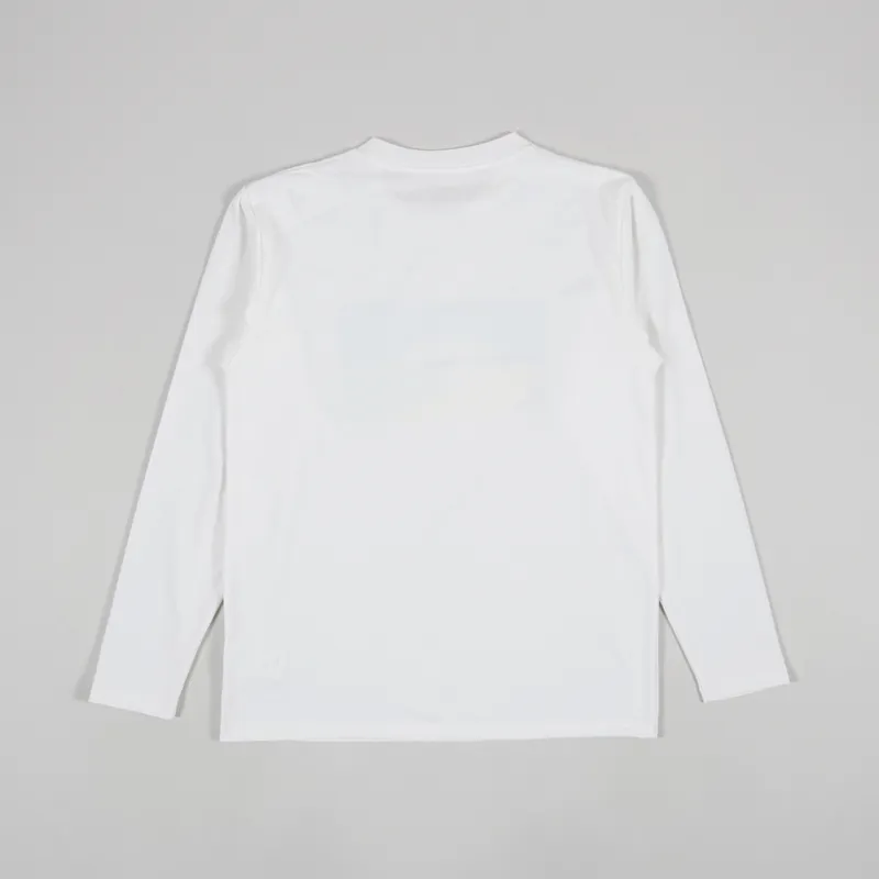 Snow Peak Campfield Long Sleeve T Shirt White-1