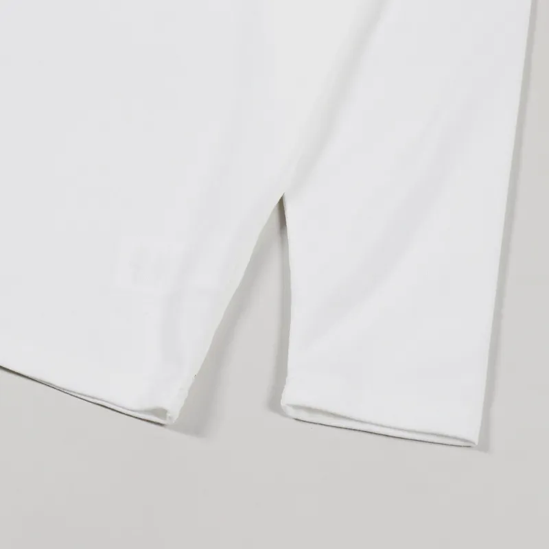 Snow Peak Campfield Long Sleeve T Shirt White-5