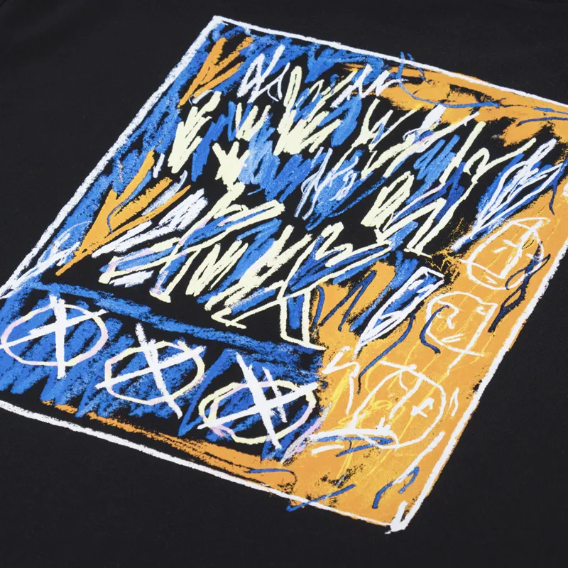 Polar Skate Co. Campfire T Shirt Black-4