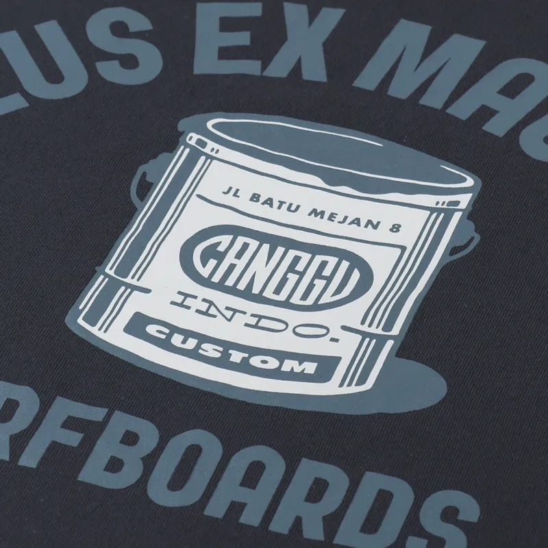 Deus Ex Machina Canggu Address T Shirt Anthracite-5