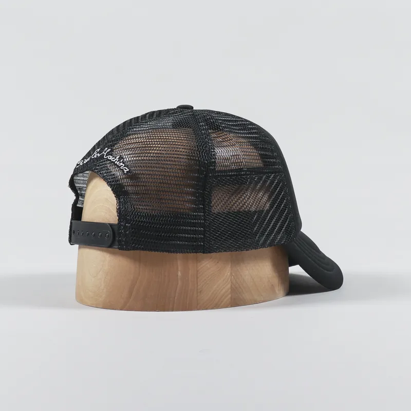 Deus Ex Machina Canggu Address Trucker Cap Black White-2