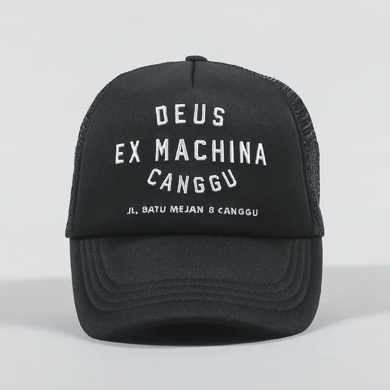 Deus Ex Machina Canggu Address Trucker Cap Black White-1