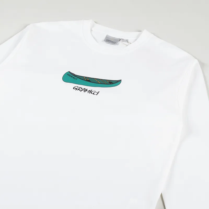 Gramicci Canoe Long Sleeve T Shirt White-2