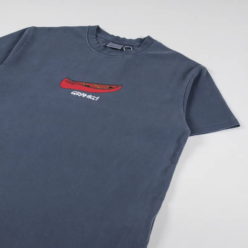 Gramicci Canoe T Shirt Navy Pigment-2