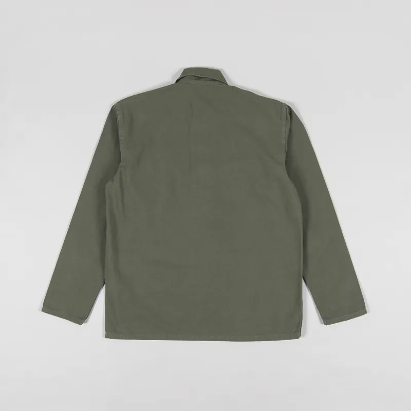 Service Works Classic Canvas Coverall Jacket Olive Green