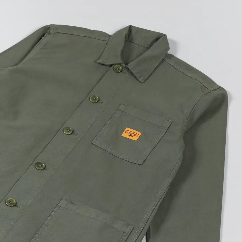 Service Works Coverall Jacket Olive-3