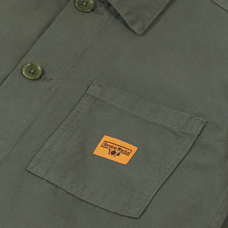 Service Works Coverall Jacket Olive-5