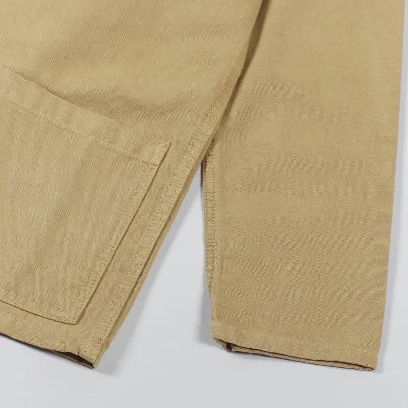 Service Works Mens Canvas Coverall Jacket Tan Brown