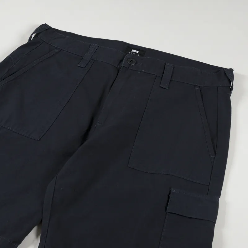 Edwin Canyon Shorts Black-2