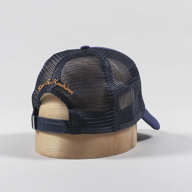 Deus Ex Machina Capper Trucker Cap Navy-1