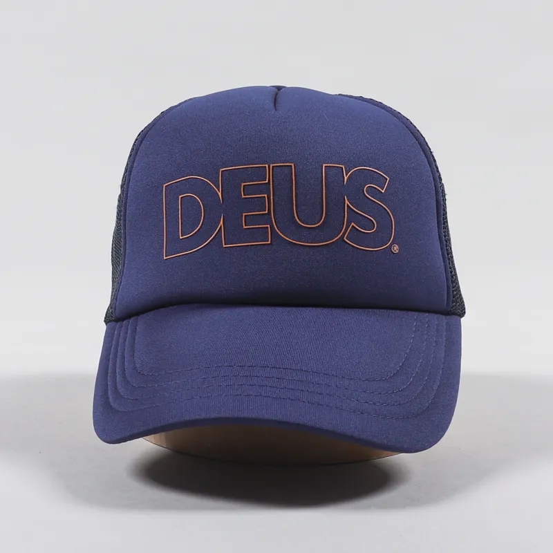 Deus Ex Machina Capper Trucker Cap Navy-2