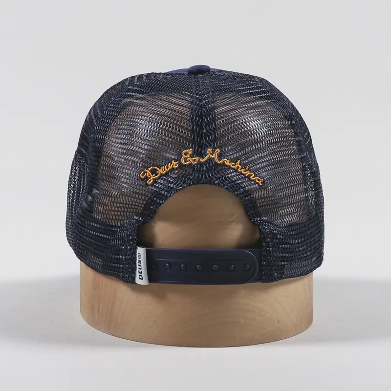 Deus Ex Machina Capper Trucker Cap Navy-3