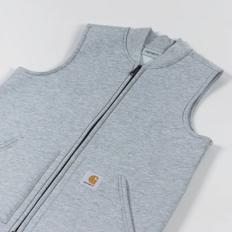 Carhartt WIP Mens Car-Lux Vest Grey Heather Winter Gilet