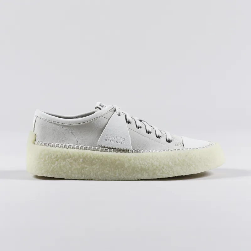 Clarks Originals Caravan Low Shoes White Combi-4