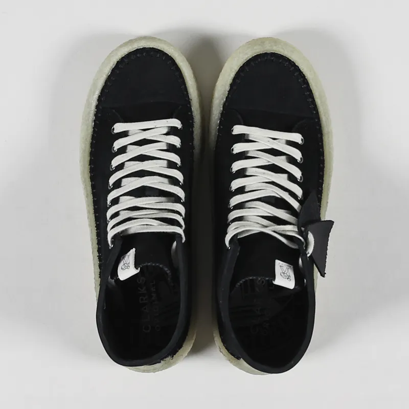 Clarks Originals Caravan Mid Shoes Black-1