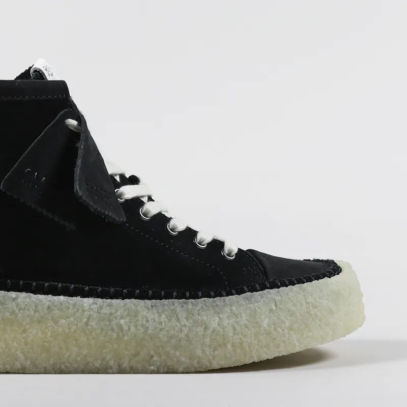 Clarks Originals Caravan Mid Shoes Black-6
