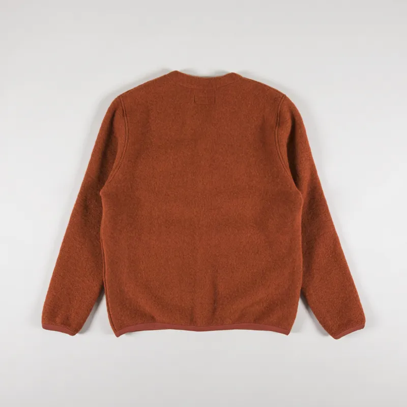 Universal Works Cardigan Orange-2