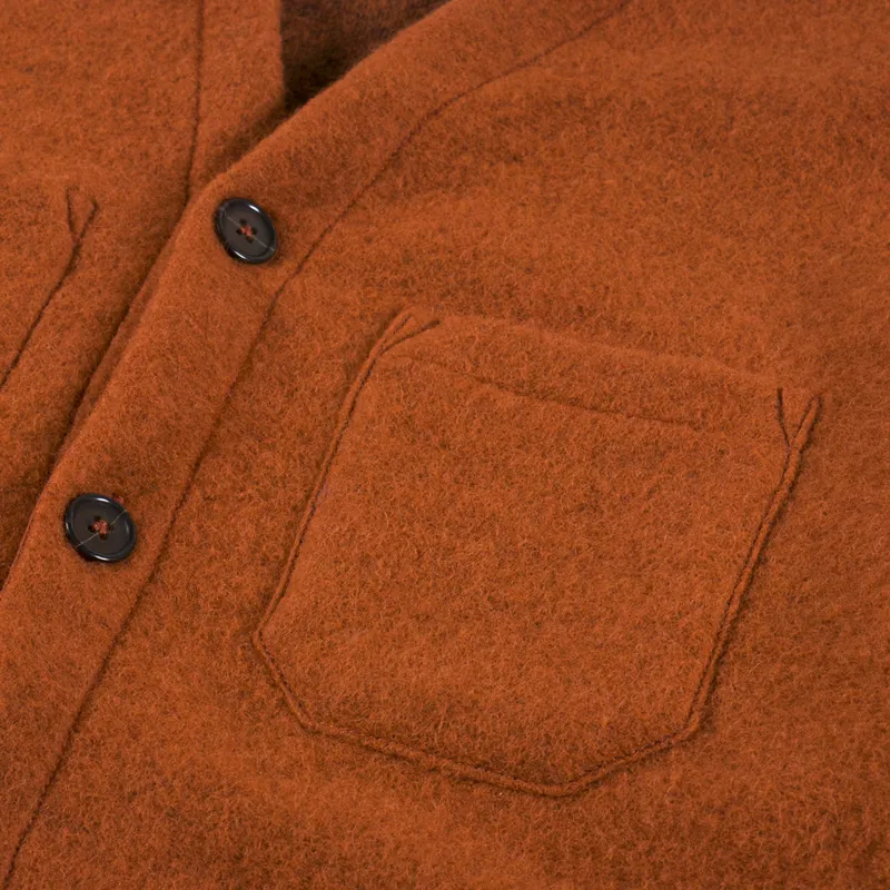 Universal Works Cardigan Orange-7