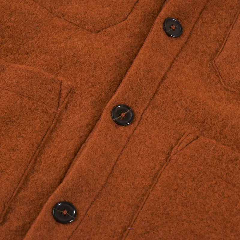 Universal Works Cardigan Orange-6