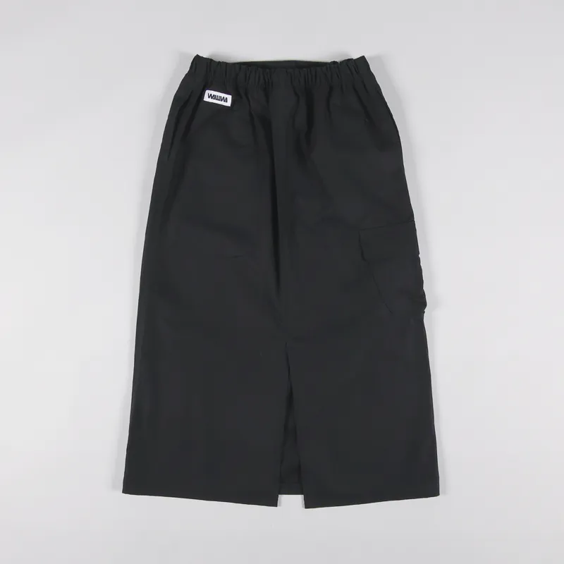 WAWWA Womens Cargo Skirt Black-3