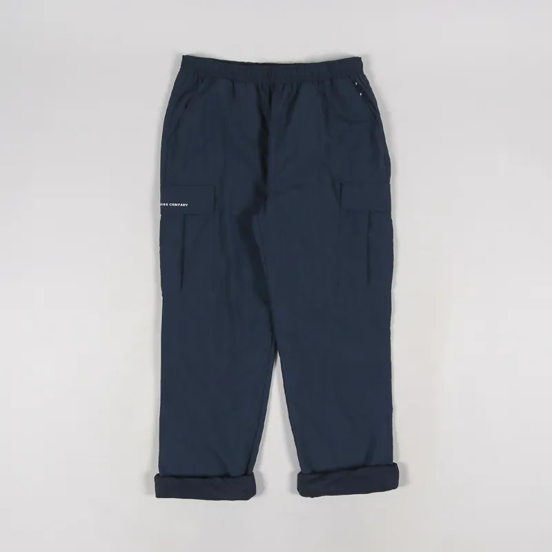Pop Trading Company Cargo Track Pants Navy