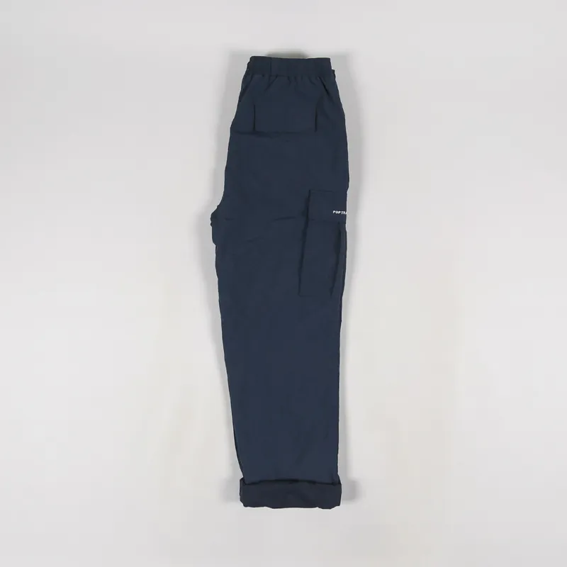 Pop Trading Company Cargo Track Pants Navy-2